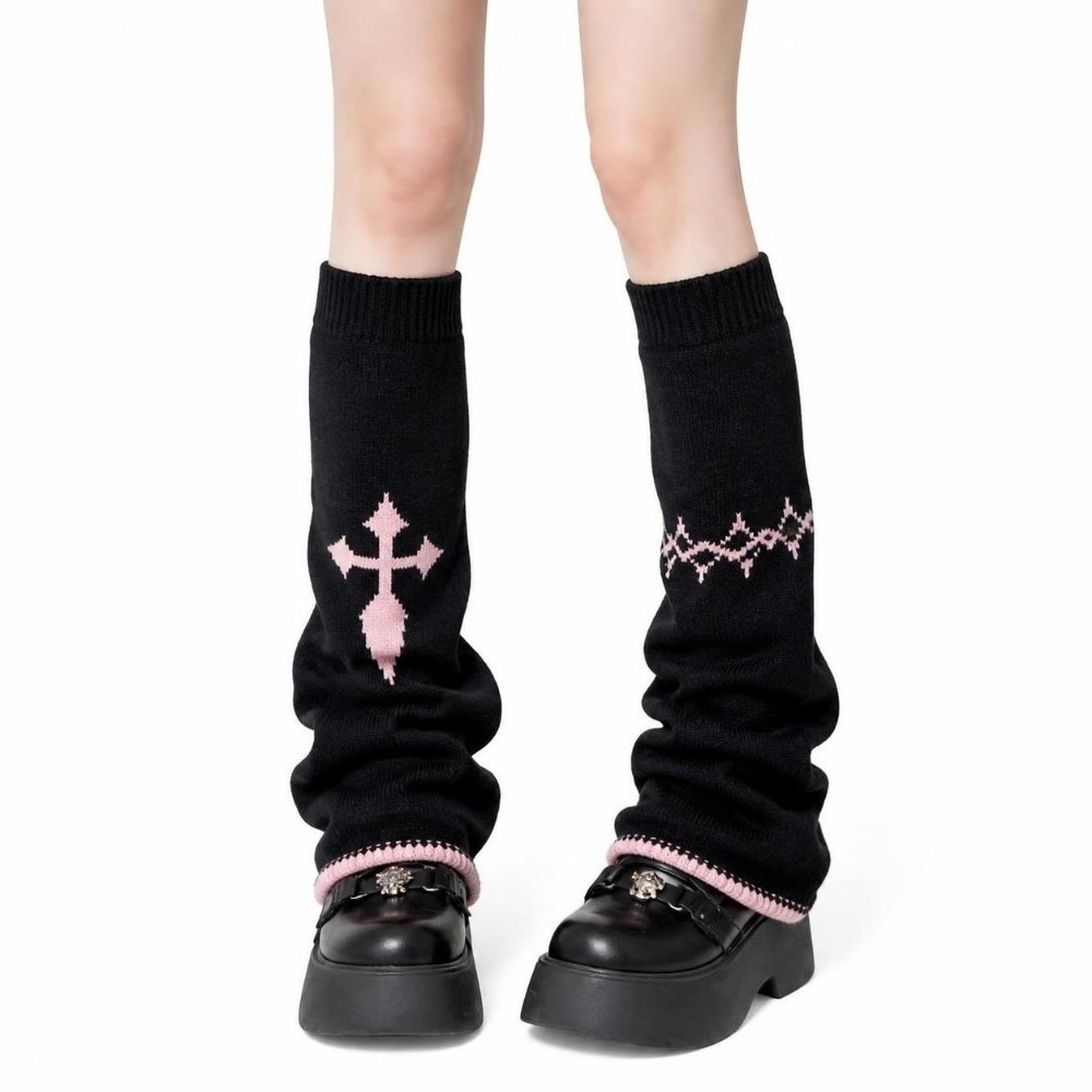 Alt Style Asymmetric Knit Leg  - Boot Sock Slouchy review and price