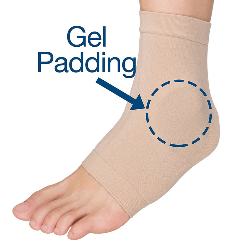 1Pair Boot Bumper Gel Pad Slee - Ankle Brace Sock review and price