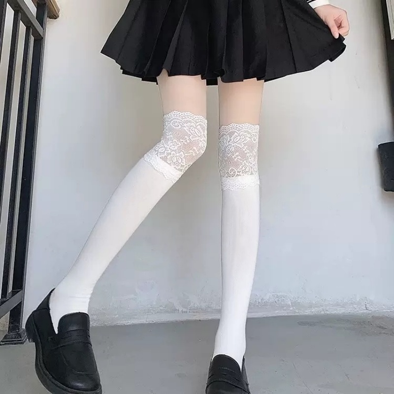 Spring Autumn White Lace Ruffl - Boot Sock Slouchy review and price