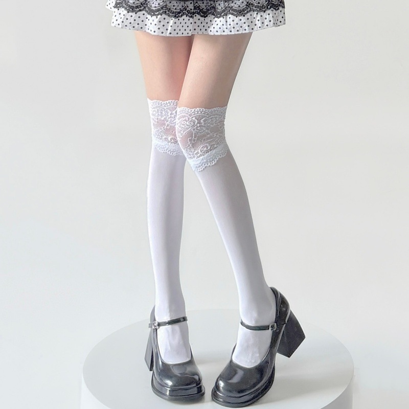 Spring Autumn White Lace Ruffl - Boot Sock Slouchy review and price